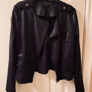 Black Casual Biker Jacket